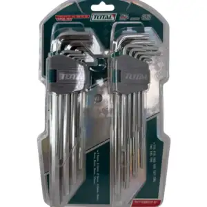Llaves Bristol + Llaves Torx 18 Piezas (1,5 a 10 mm / T10–T50) – Total Tools