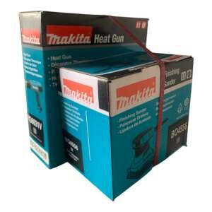Combo Lijadora de Palma + Pistola de Calor – Makita